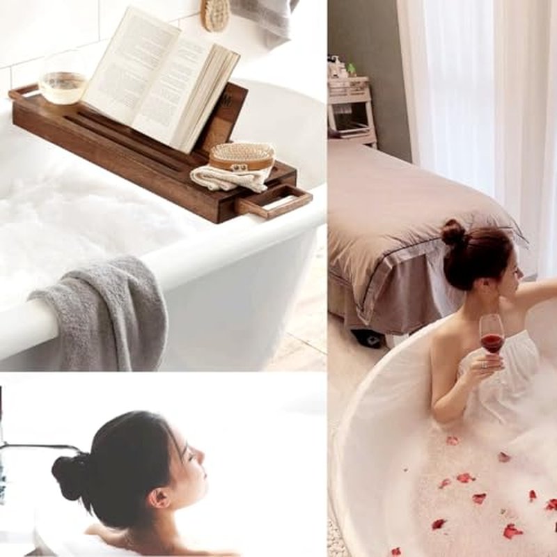 Guluto Bath Pillow, Bathtub Pillow with Self Suction, Waterproof Bath Pillows for Tub Head and Neck Support, Relaxing Bath Tub Pillow for Soaking, Spa Accessories Grey