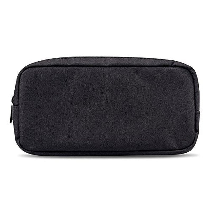 ERCRYSTO Universal Electronics/Accessories Soft Carrying Case Bag, Durable & Light-weight,Suitable for Out-going, Business, Travel and Cosmetics Kit (Big-Black)
