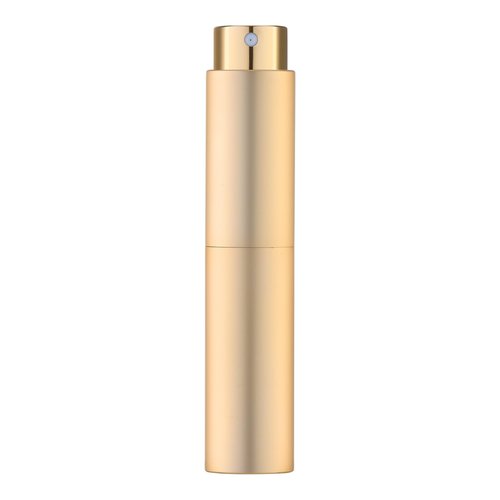 Tekson 10ml Travel Perfume Atomizer Refillable, Mini Cologne Spray Bottle Empty, Small Coffee Spray Bottle (Gold)