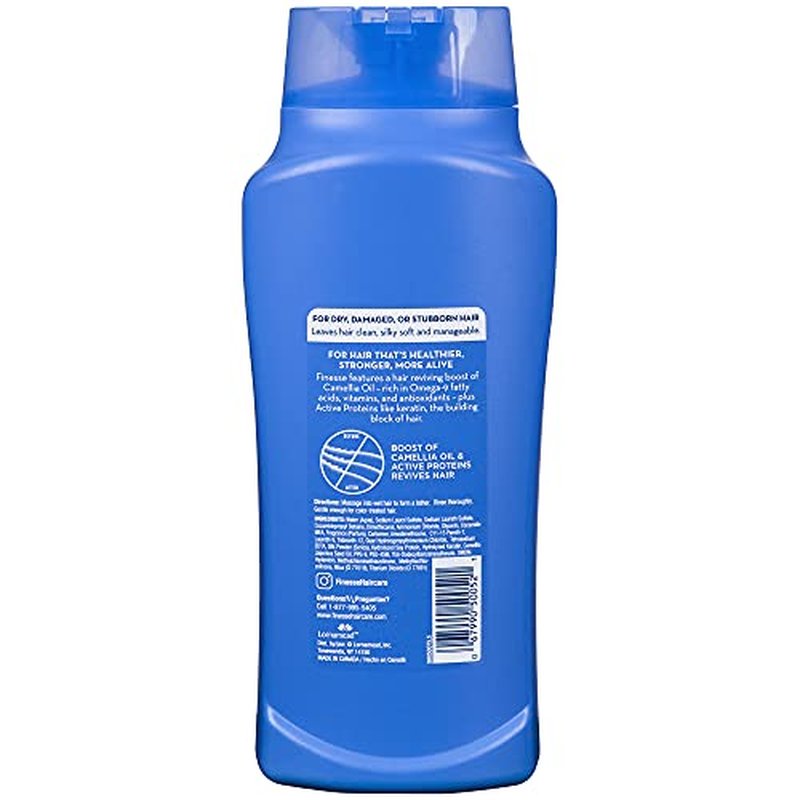 FINESSE Restore + Strengthen Moisturizing Conditioner, 24 oz, Moisturize & Repair Dry or Damaged Hair for Soft, Healthy Looking Hair (Pack of 2)