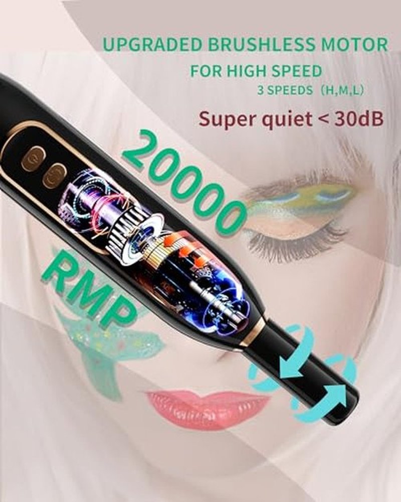 Electric Makeup Brush Cleaner/Dryer Machine & Electric Nail Drill 2 in 1 - Portable and Rechargeable 1500 mAh Long Battery Life, Low Noise, High Speed, for Home,Travel