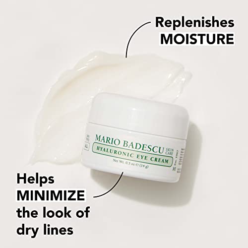 Mario Badescu Eye Cream for Dark Circles and Puffiness ? Hyaluronic, Caffeine or Glycolic ? Hydrating, Firming and Anti Aging Overnight Under Eye Care Treatment for Fine Lines and Wrinkles