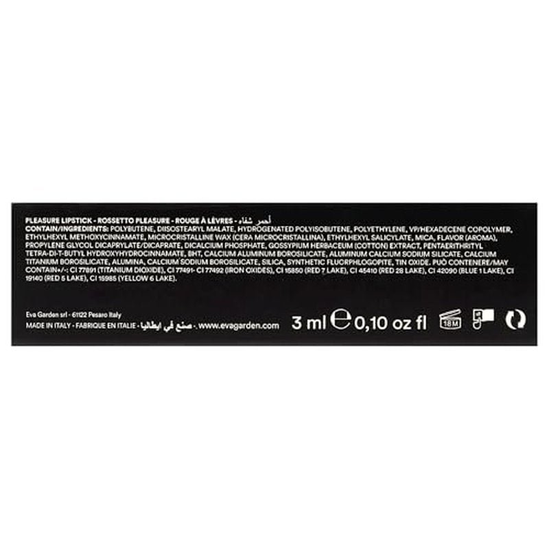 EVAGARDEN Pleasure Lipstick - Moisturizes and Nourishes - Protects with SPF - Soft Application Spreads Easily and Provides Smoothness - Gives Volume Effect and Bright Color - 660 Salmon - 0.1 oz