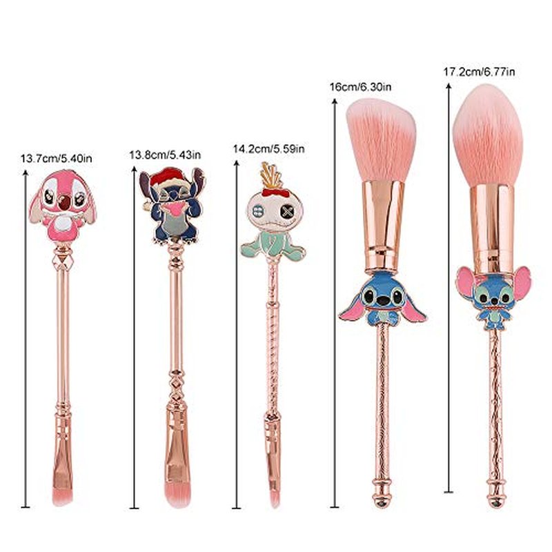 WeChip 5PCS Baby Brushes Creative Theme Fairy Makeup Brushes Set for Women