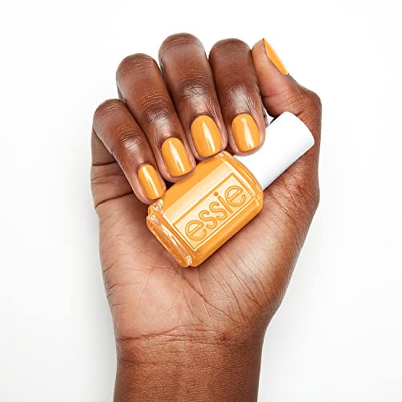 essie Salon-Quality Nail Polish, 8-Free Vegan, Bright Yellow, Check Your Baggage, 0.46 fl oz (Pack of 2)