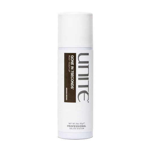 UNITE Hair - Gone in 7SECONDS Root Touch-Up - Temporary Root Concealer That Blends and Covers Grays - Ideal for All Hair Types, Light Brown, 2.0 oz