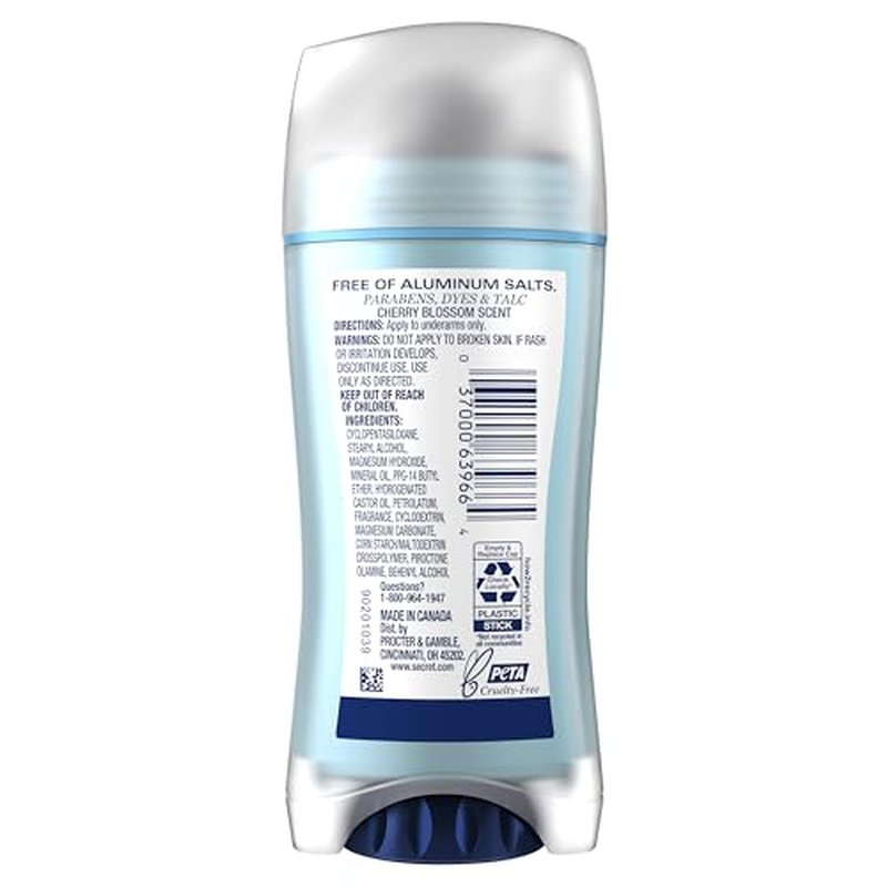 Secret Aluminum Free Deodorant for Women, Coconut, 2.4 oz