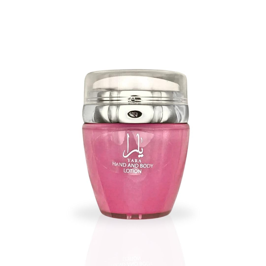 LATTAFA YARA Hand & Body Lotion 45ML (1.53 OZ) | Ultra Moisturizing, Skin-Nourishing, Replenishes Dry Skin, Sweet Fragrance.