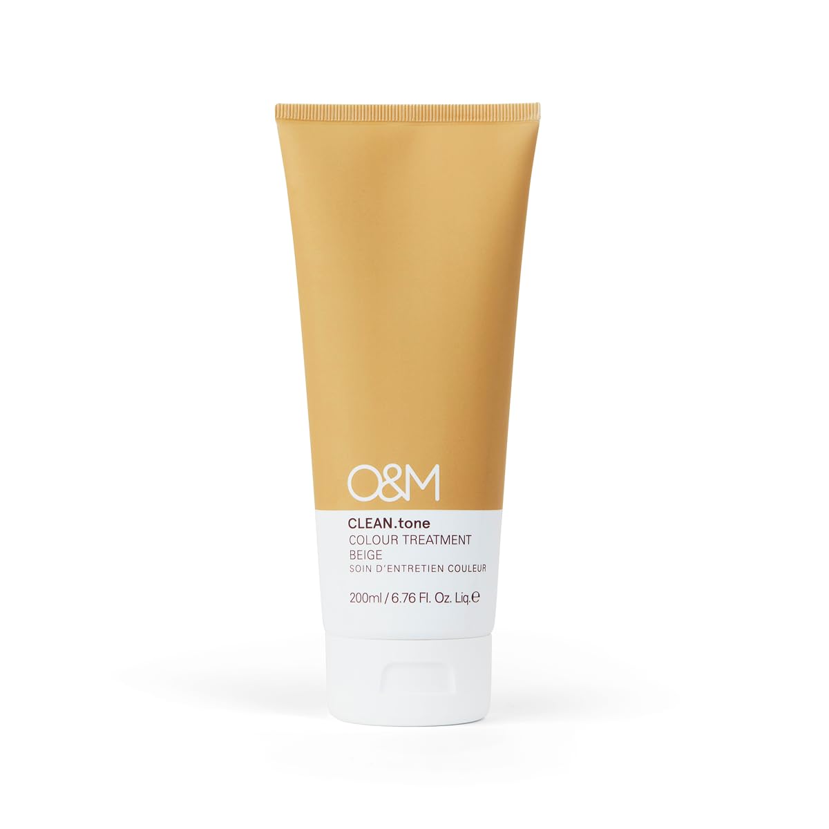 O&M CLEAN.tone Hair Color Treatment Free from Sulfates, Parabens, Silicones, Phthalates, Triclosan, Propylene Glycol & Gluten, Vegan, Cruelty Free, Light Blonde/Lightest Blonde, 200ml, Beige