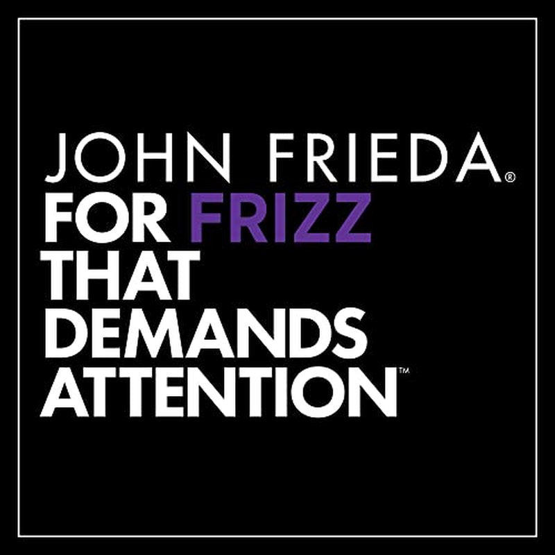 John Frieda Frizz Ease Keratin Infused Flat Iron Hair Spray, 3 Day Straightening Spray, Anti Frizz Heat Protectant for Curly Hair, 3.5 Ounce