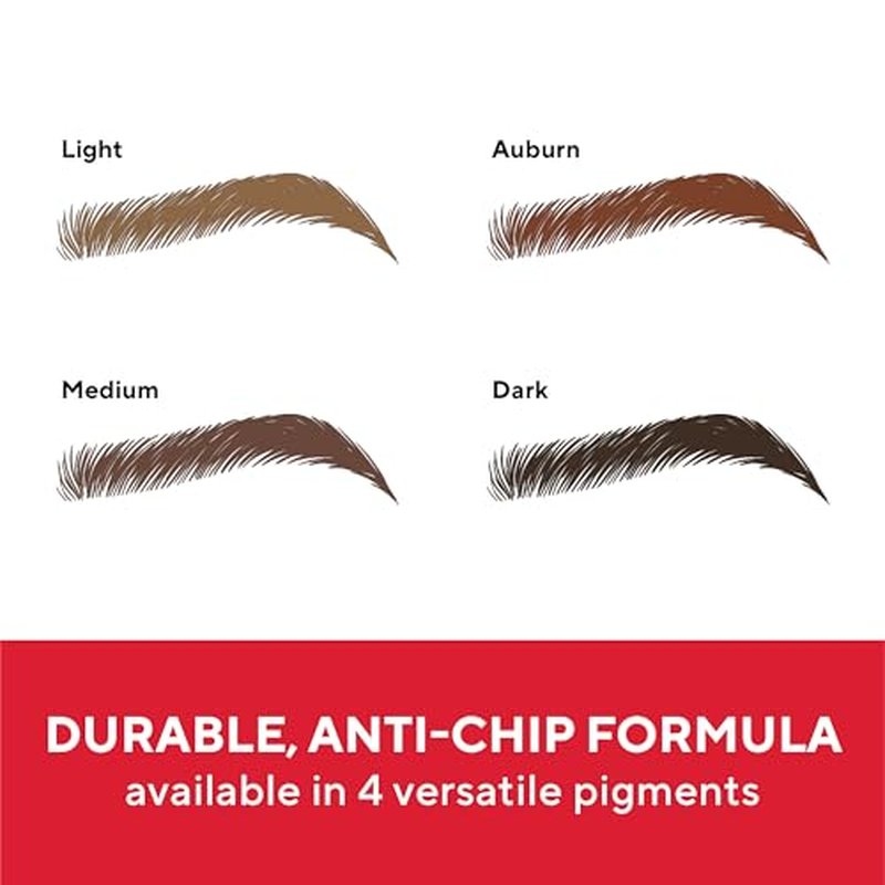 Mirabella Ultra Fine Brow Pencil, Anti-Chip Waterproof Eyebrow Pencil - Smudgeproof, Blendable & Retractable Eyebrow Pencil to Define and Fill In Brows Naturally - Auburn