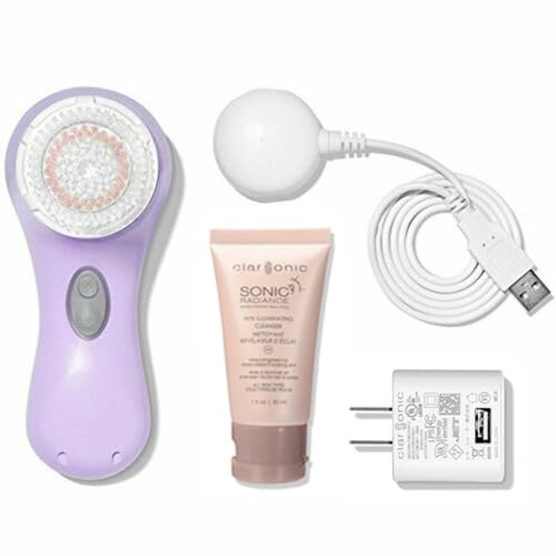 Clarsonic Facial Cleansing Brush System, Mia 2 Sonic Face Scrubber, Lavander
