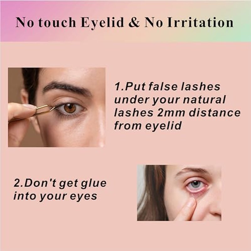 RKISSBEAUTY Cluster Lash Glue Individual Lash Glue for DIY or Professional Use 3 Weeks Long Lasting DIY or Salon (Black, 5ml)