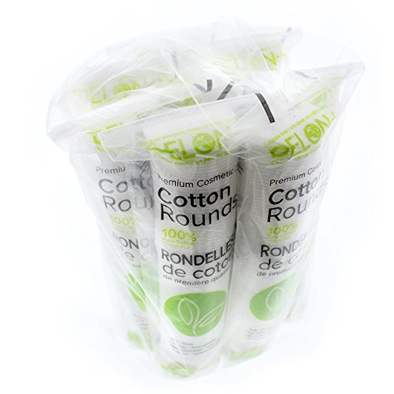 DELON Premium Cosmetic Cotton Rounds, 800 count