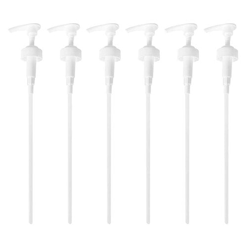 GETi Heavy Duty Liquid Dispenser Pump for Shampoo Conditioner, Soap, Pet Shampoo | Fits Gallon 128oz Jugs and Bottles | 4cc Output per Press 38/400-6-Pack
