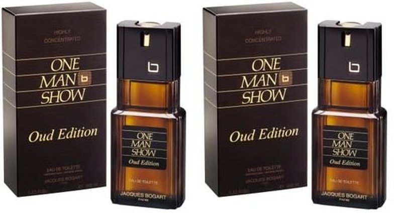 Jacques Bogart One Man Show for Men, Eau de Toilette Spray, Oud Edition, 3.33 Ounce (Pack of 2)