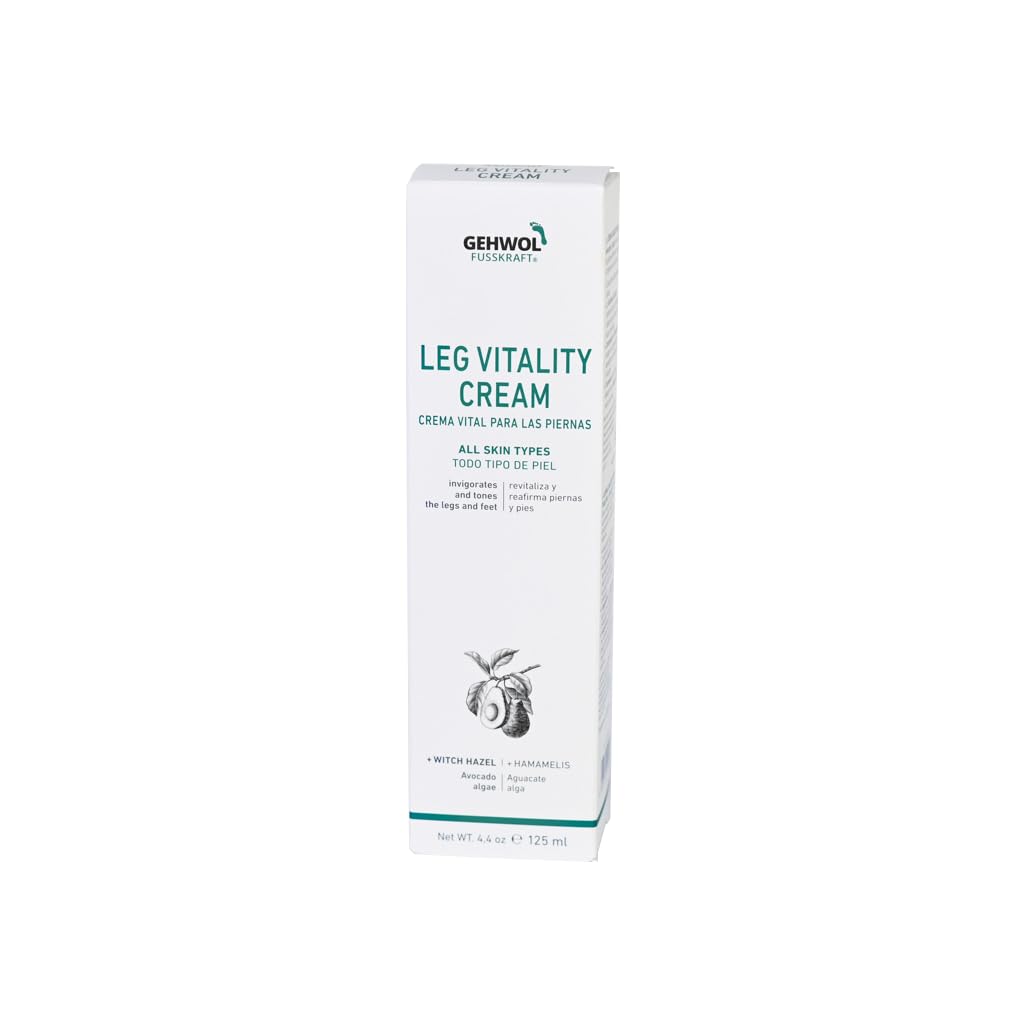 GEHWOL Leg Vitality Cream - 4.4 oz for Tired Legs & Circulation Support