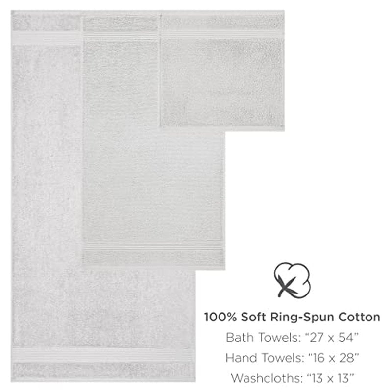 Arkwright Bath Towels Set of 4 - (Bulk Case of 24) Super Soft 100% Cotton, 600 GSM Quick Dry & Absorbent, Luxury Bathroom Essentials for Hotels, Spa, Hosts, and Vacation Rentals, Latte Beige