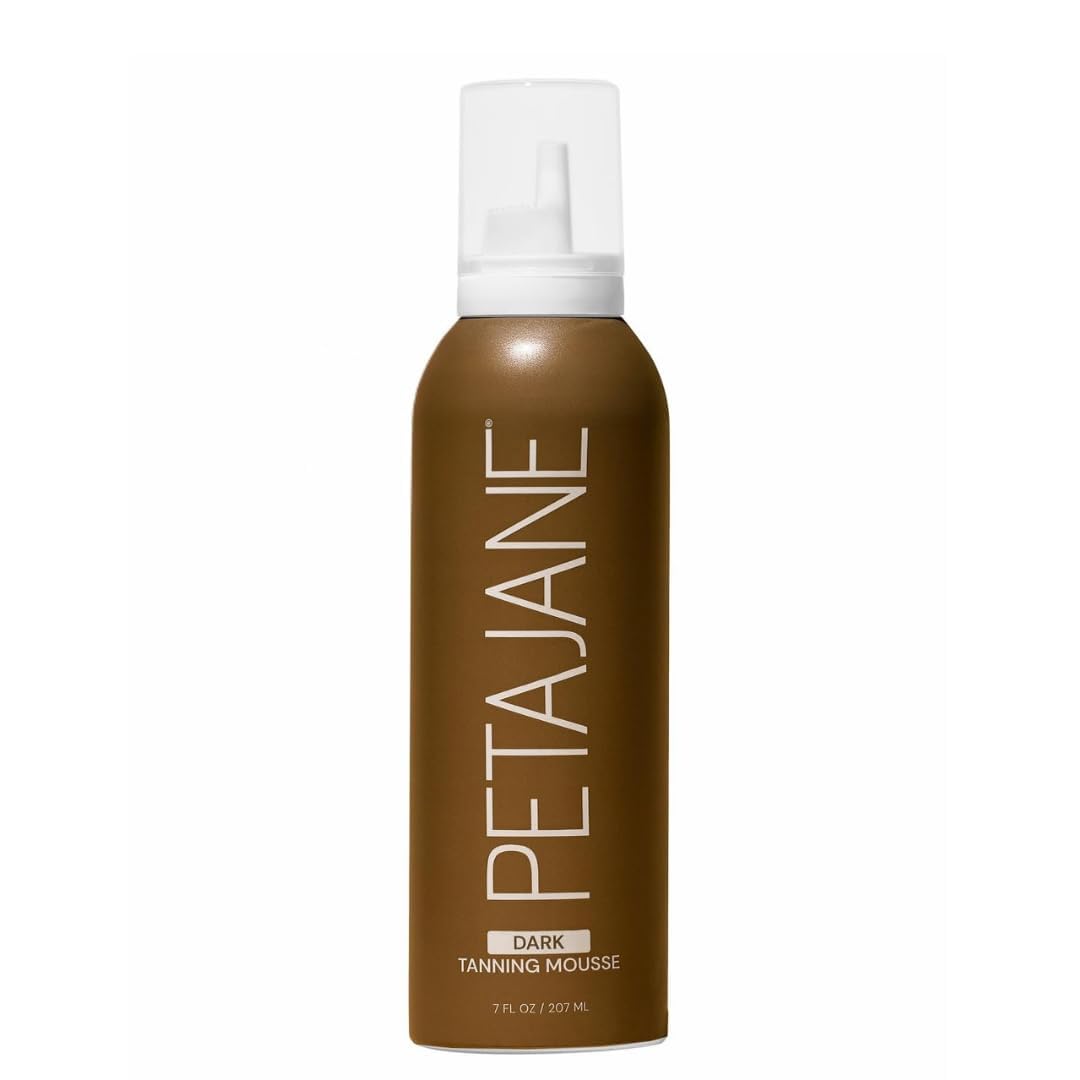 Dark Tanning Mousse, Natural-Looking Streak-Free Sunless Tanner - 7 Oz