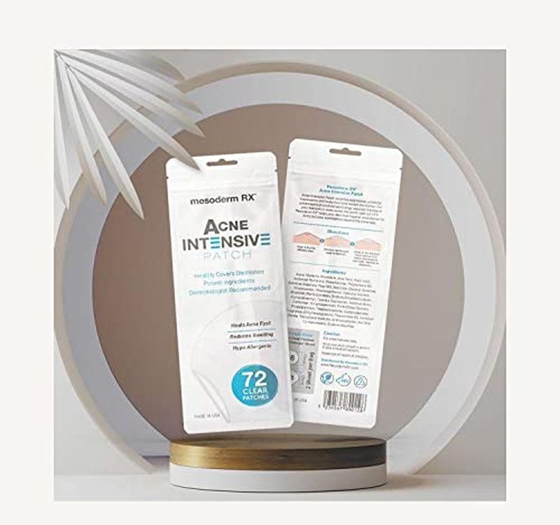 Hydrocolloid Acne Patch - Mesoderm RX Pimple Treatment Stickers for Face & Skin | 72 Count