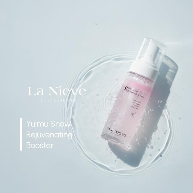 Yulmu Snow Rejuvenating Booster - Hydrating Foam Serum with Yulmu Seed Water & 5-Oil Blend | 5.07 fl oz