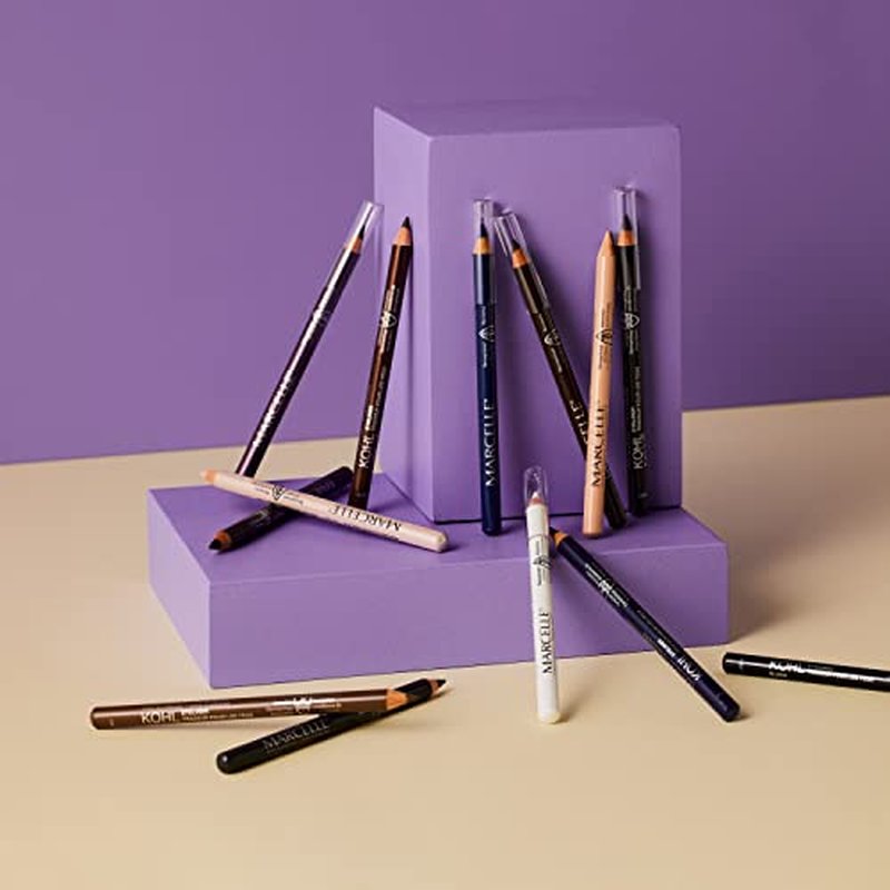 Marcelle Kohl Eyeliner, Chocolate, Eye Pencil, Long-Lasting, Waterproof, Intense Colour, Fragrance-Free, Hypoallergenic, Recognized by CDA, Cruelty-Free, 0.04 Oz.