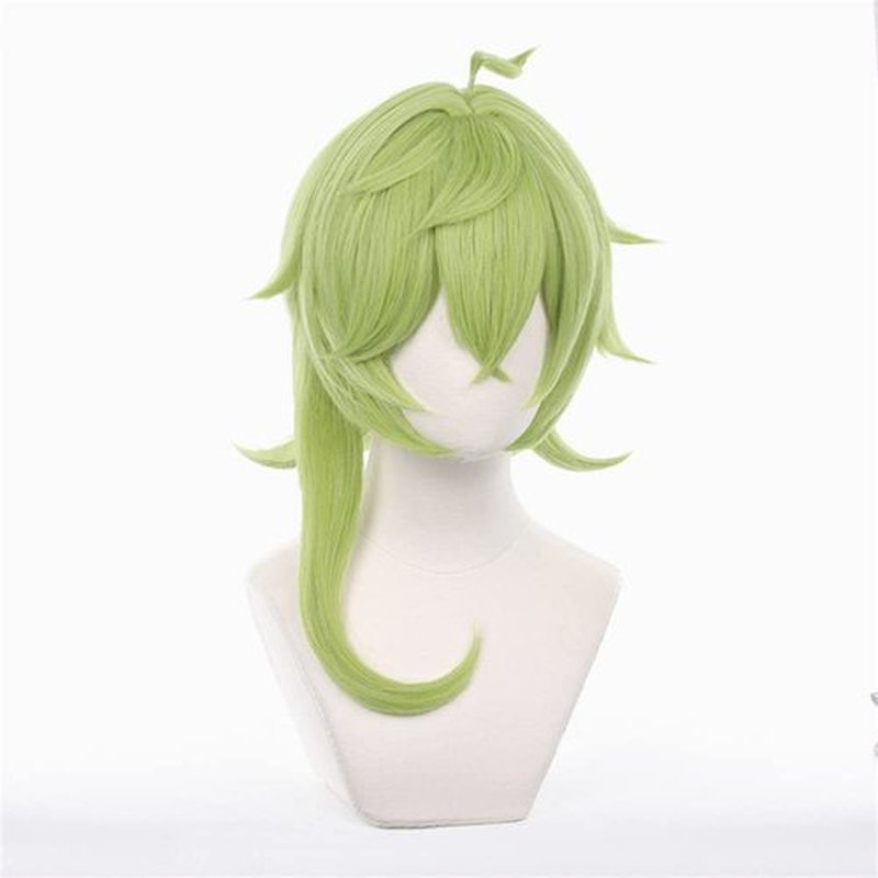 Mystylecos Collei Grass Green Upturned Short Hair Anime Cosplay Wig