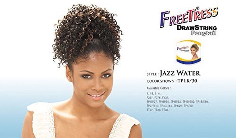 Freetress Braids Shake-N-Go Synthetic Hair PonyTail - Jazz Water (Color: TP1B/33)