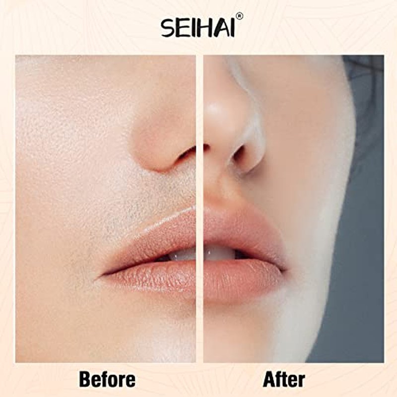 SEIHAI Hair Removal Device, Facial Hair Removal for Women, Rechargeable Hair Remover for Women, Facial Hair Remover for Face, Upper Lip, Chin, with a Branded Storage Bag