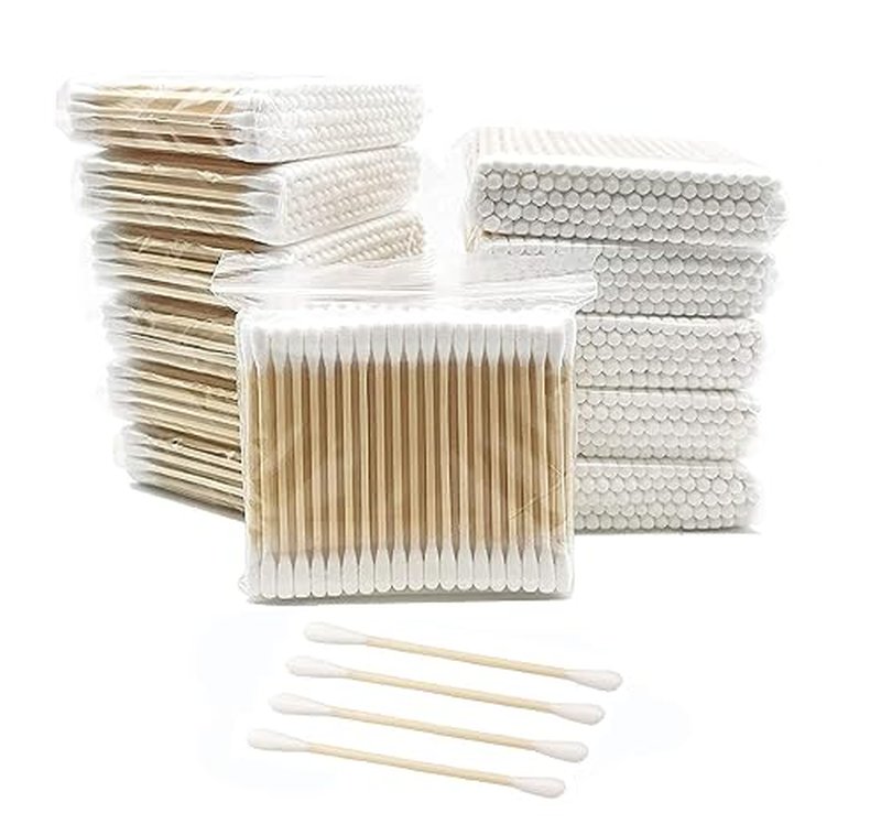 Bamboo Cotton Swabs, Wooden Cotton Swabs 1125pcs