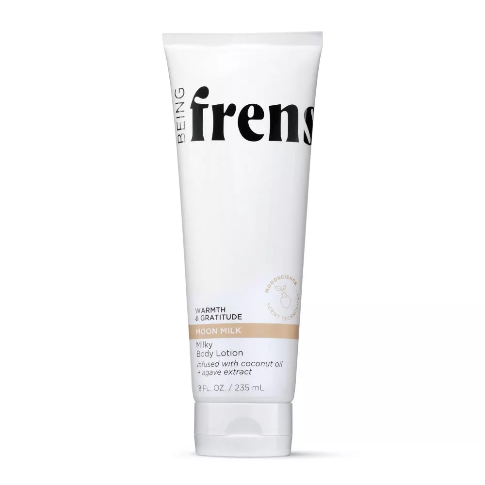 Being Frenshe BODY LOTION - Milky Hydrating Lotion for Dry Skin with Coconut Oil - 8 fl oz, 235 mL (Moon Milk)