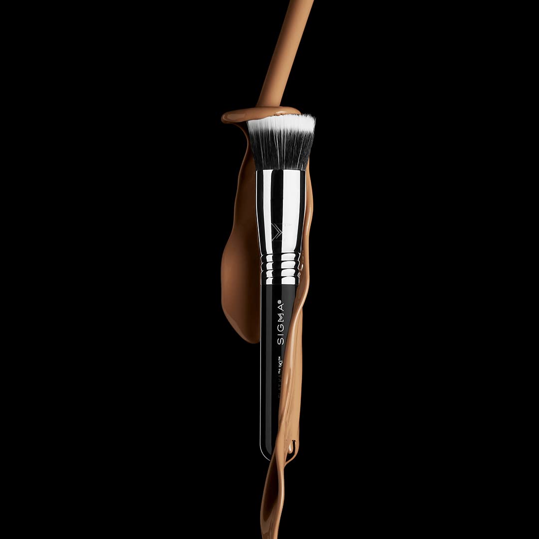 Sigma F80 Air Flat Kabuki Brush - Premium Synthetic Foundation Brush for Liquid & Cream Makeup