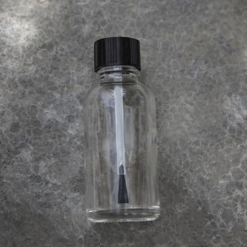 Agidea 6PCS Large Empty Nail Polish Bottles with Brush,Refillable Glass Cuticle Oil Bottles Travel Containers with Funnel & Mixing Balls for DIY Nail Art Cuticle Oils (30ML)