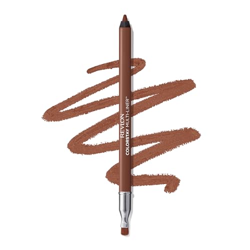 Revlon ColorStay Multi-Liner, Dual-Ended Pencil, Multi-Use for Lips, Face and Eyes, 006 Dynamic Doer