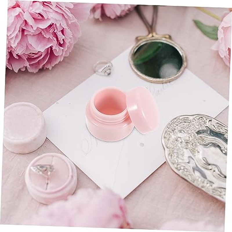 OHPHCALL 3sets Cream Box Body Blender Case Make up Sponge Holder Nail Polish Remover Creams Dispenser Containers with Lids Refillable Makeup Containers Pots Face Small Makeup Bag 12pcs*3