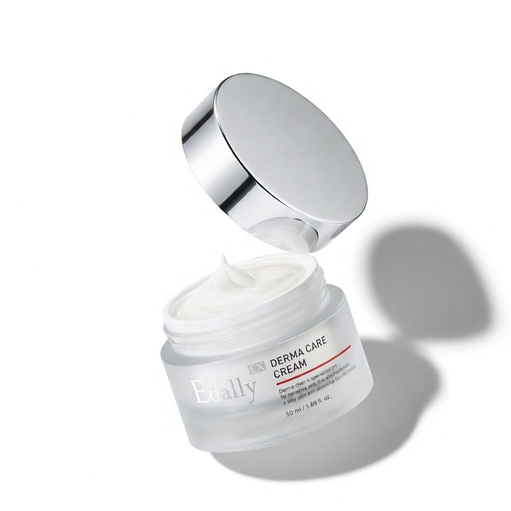 Edally EX Derma Care Cream - K-Beauty Cica Barrier Moisturizer with Madecassoside - Soothing, Calming & Hydrating Care for Sensitive Skin - [50ml / 1.69 fl.oz]