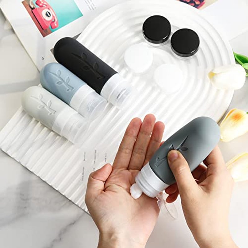 Travel Containers for Toiletries, 18pack TSA Approved Travel Size Containers for Toiletries,travel bottles for Toiletries,travel Jars or Personal Travel Essentials