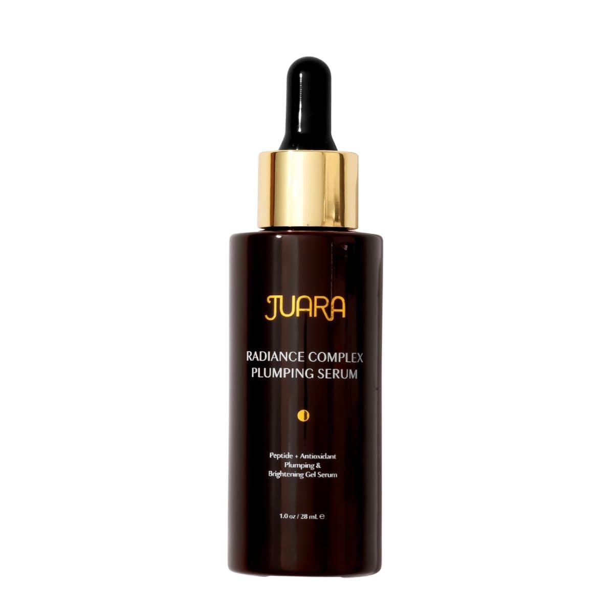 JUARA Radiance Complex Plumping Serum - Age-Defying Face Serum with Turmeric & Vitamin C - Palm Peptide & Hyaluronic Acid for Firming, Brightening & Fine Lines - Hydrating Jamu Skincare (1 Fl Oz)