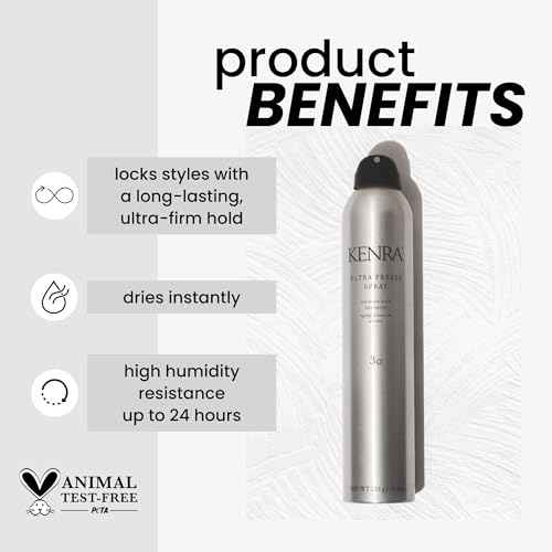 Ultra Freeze Spray 30 | Ultimate Hold Hairspray | Long-Lasting, Ultra-Firm Hold | Fast-Drying Formula | Provides Humidity Resistance | High Shine, Flake-Free Finish | All Hair Types