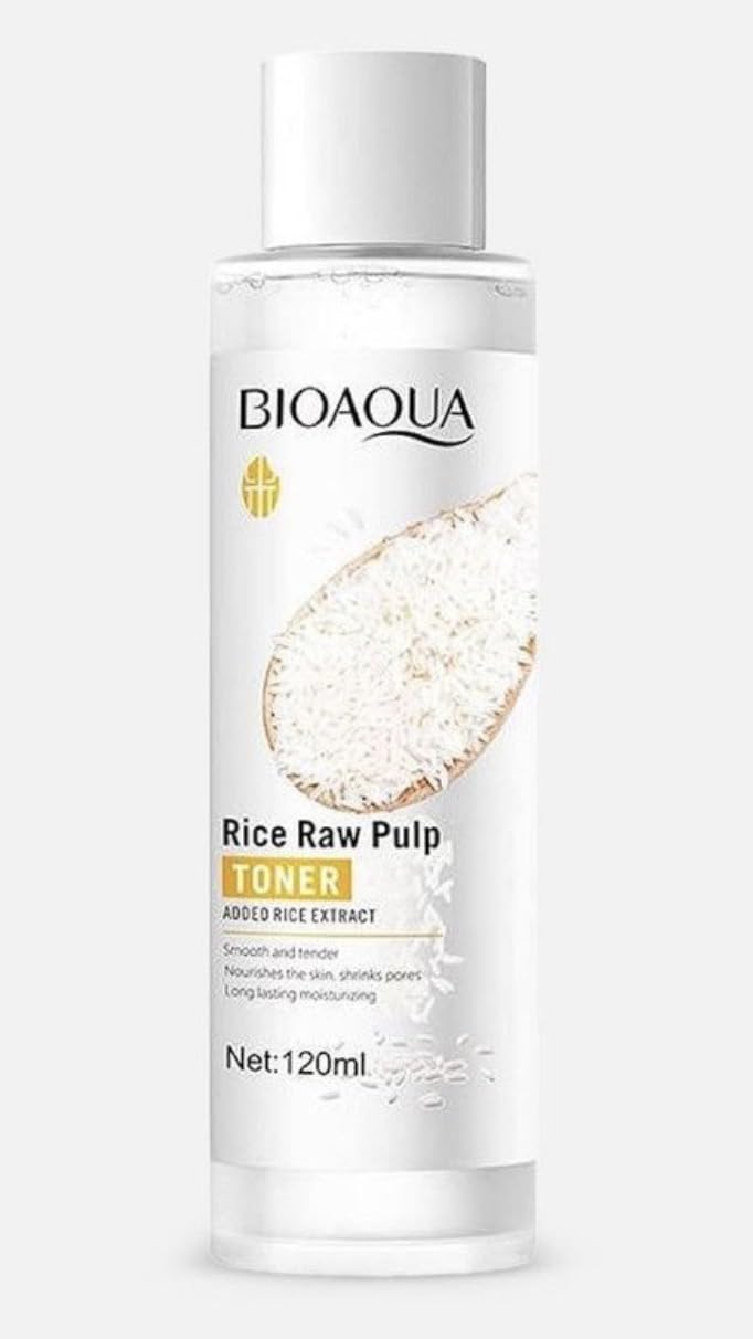 Rice Extract Hydrating Facial Toner, Skin-Nourishing Face Toner for Day & Night Use, Pore Refining & Moisturizing, Gentle Daily Skincare, 120 ml