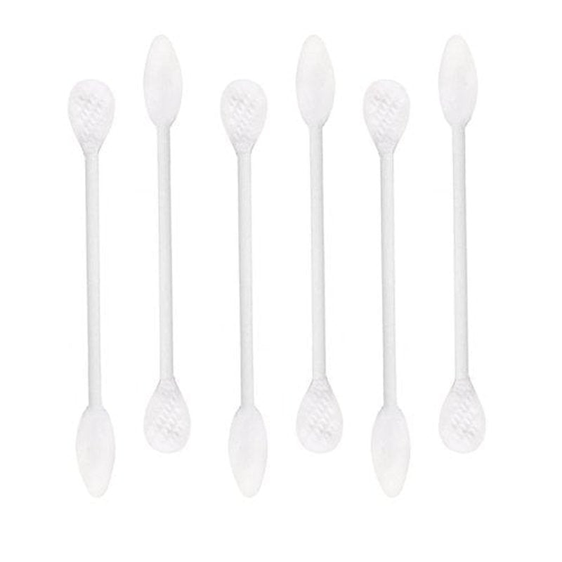 Paper Stick Thick Cotton Swabs with Precision and Flattened Tip 375pcs, Pointed&Flattened Tip Cosmetic Applicators XL Size