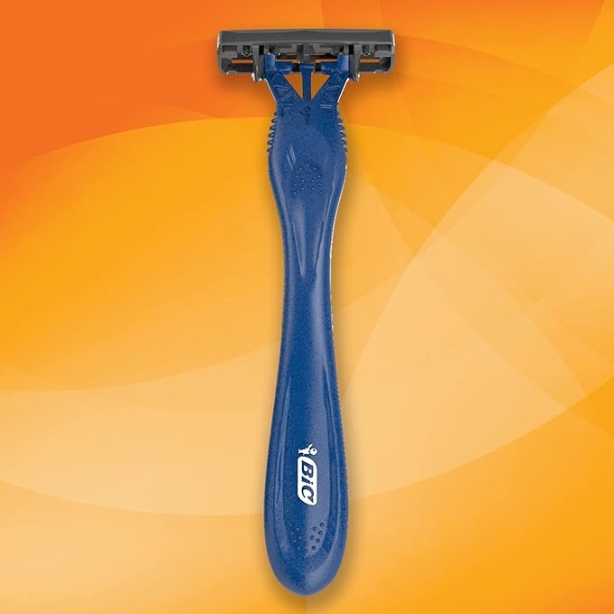 BIC Comfort 3 Advance Disposable Razors for Men, For an Ultra-Soothing and Close Shave, 4 Count (Pack of 6)
