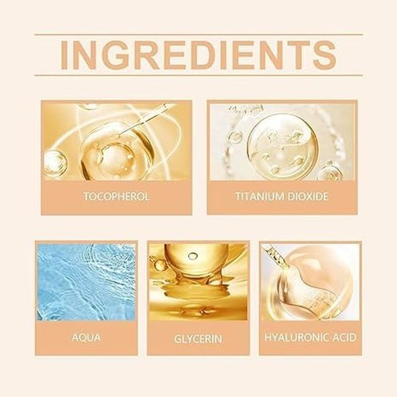 Match Foundation 4-in-1, Match Cosmetics Foundation, SPF 50 4-in-1 Foundation, 4-in-1 Concealer, pampering skin, hydrating, waterproof and breathable (3Pcs)