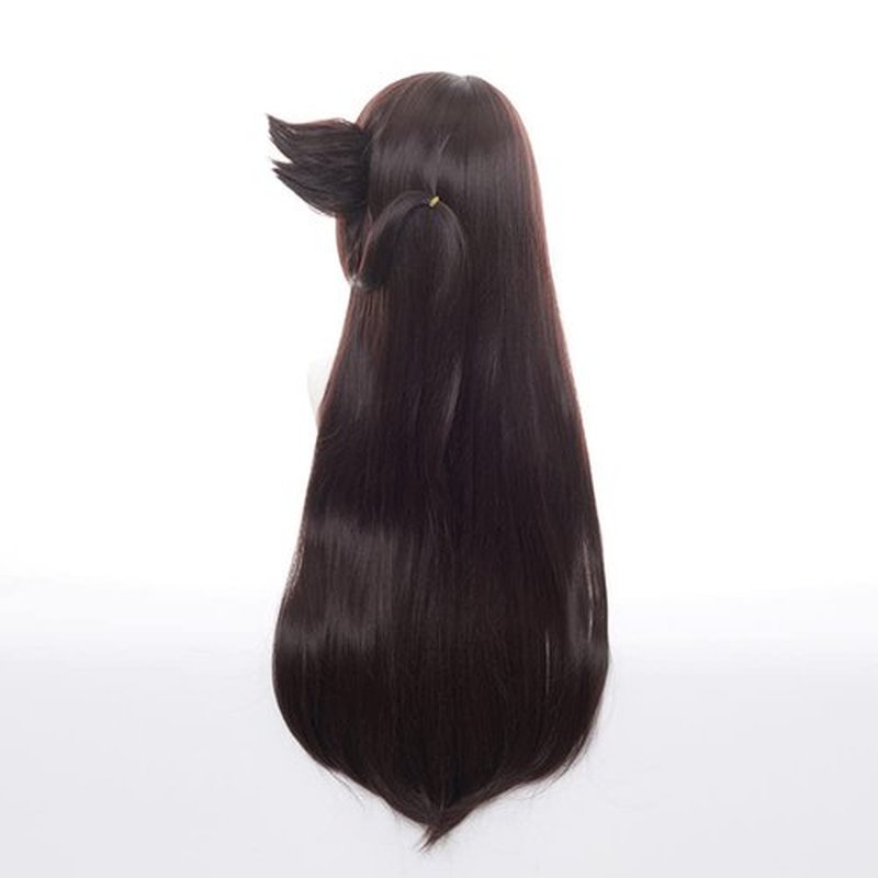Mystylecos Genshin Impact Beidou Cosplay Wig Women Long Brown Synthetic Party Wig