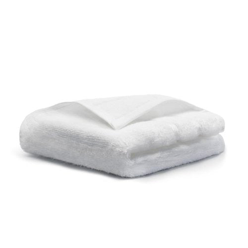 Cariloha Washcloth | White | 12"x12" | Turkish Cotton & Viscose Material Blend | Extra Smooth and Highly Absorbent