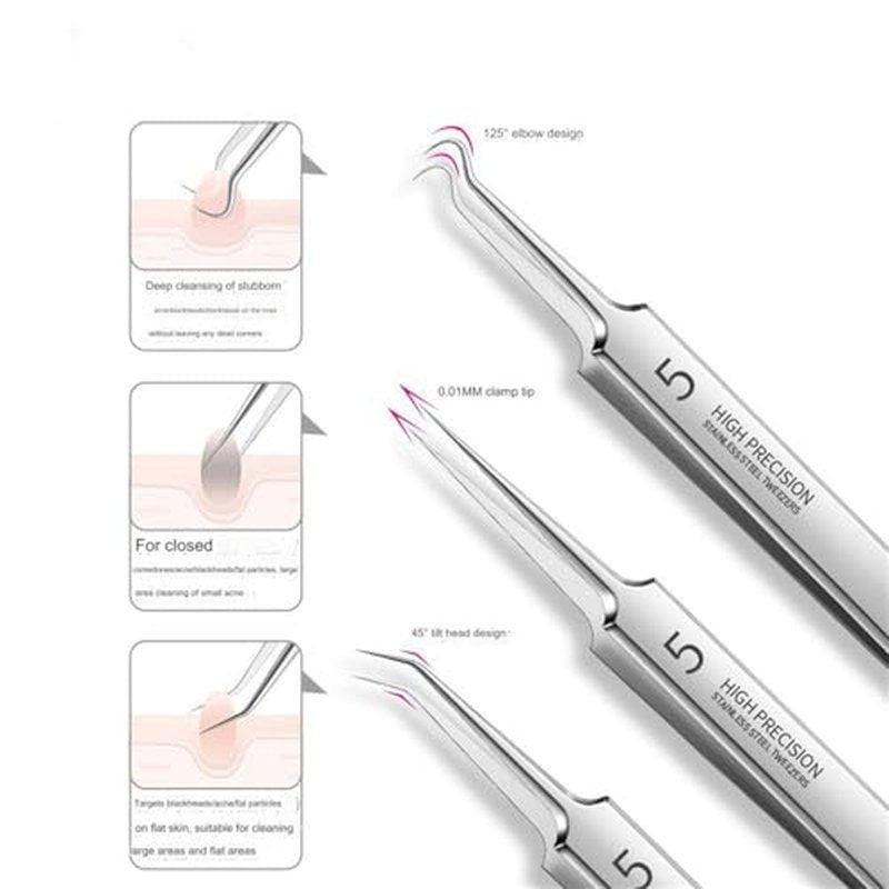 Usiveinborn Blackhead Remover, Usiveinborn Tweezers, Usiveinborn Blackhead Remover, Professional Facial Blackhead Remover Tweezers