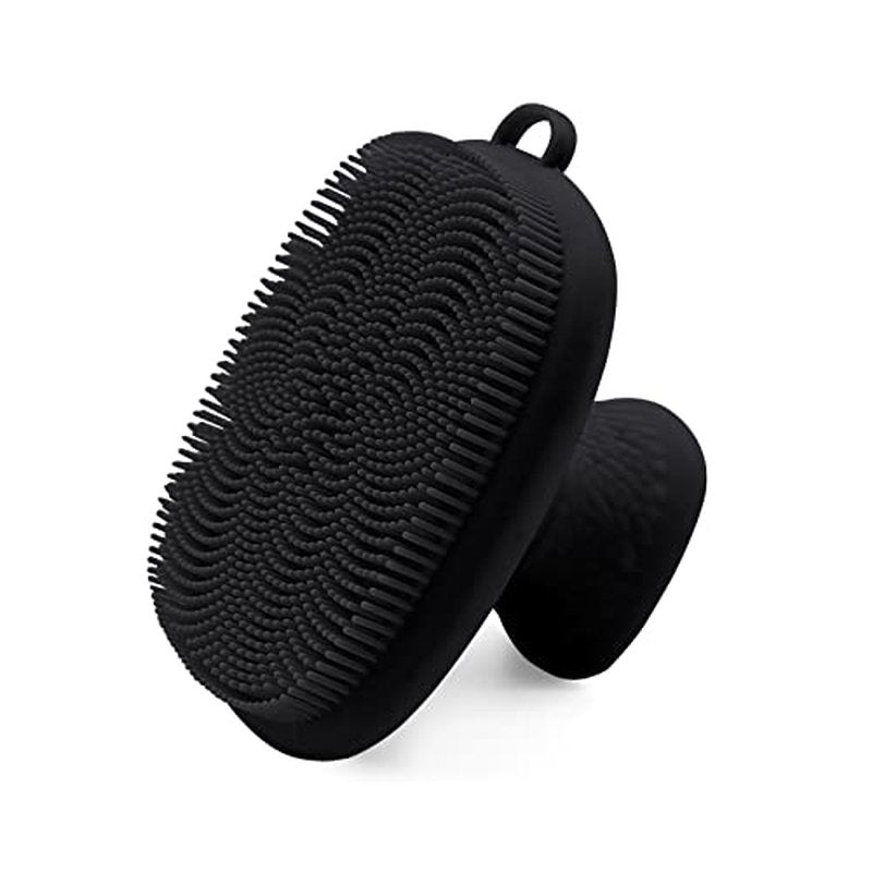 Silicone Face Scrubber Exfoliator, 4 Pack, Gentle Exfoliating Face Wash Brushes for Sensitive Skin, Waterproof Facial Cleansing Brush for Men and Women