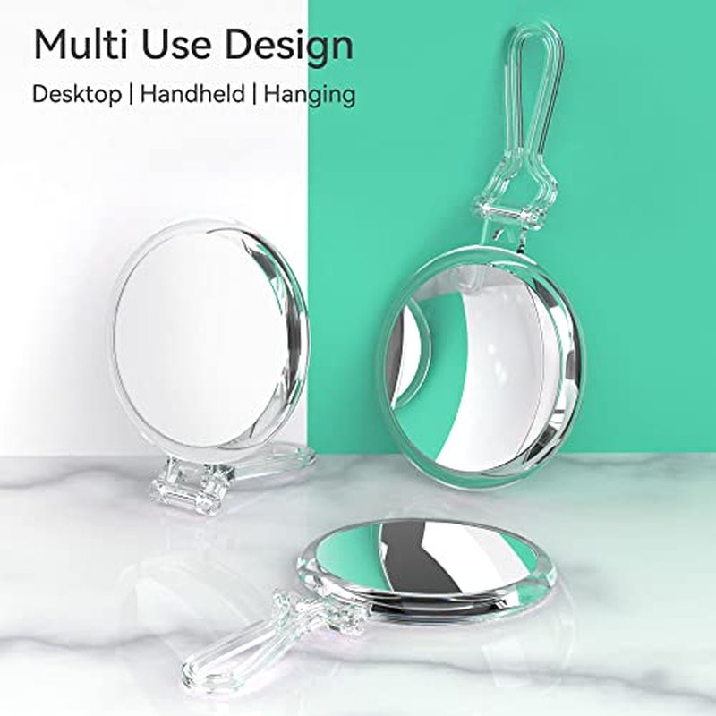 B Beauty Planet 30X Magnifying Mirror for Travel with Handle, Double-Sided 1X/30X Magnification Hand Mirror for Makeup