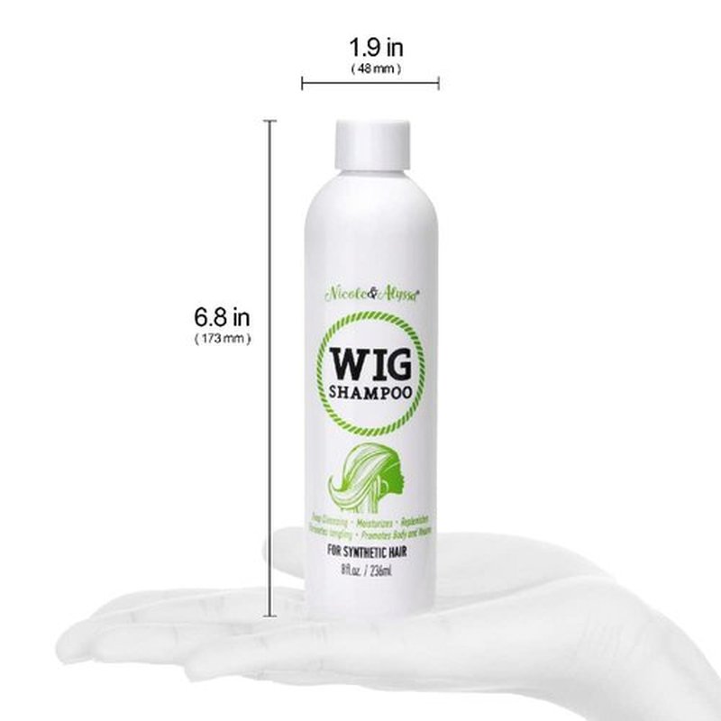 [ Nicole & Alyssa ] Wig Spray & Shampoo SET - Synthetic Wig Care Solution (with Wig Brush)