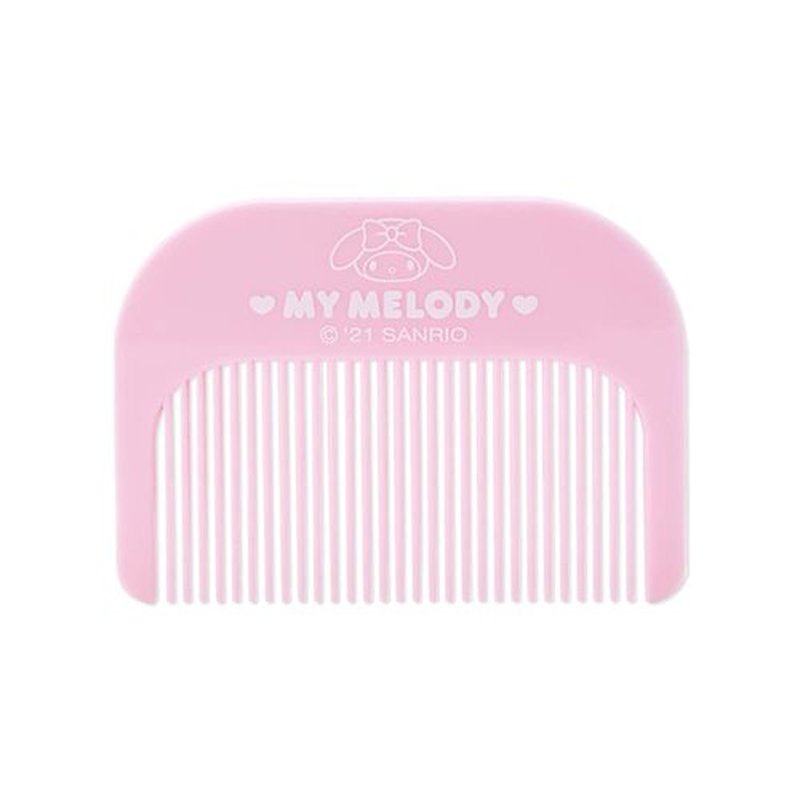 Sanrio My Melody Face Mirror & Comb Set 962546 Pink|White